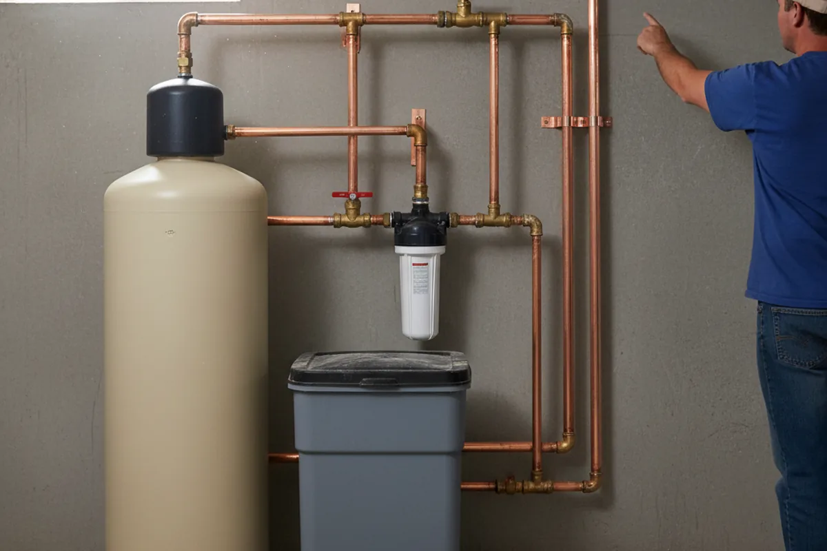 Whole-house water treatment system installed in Peotone